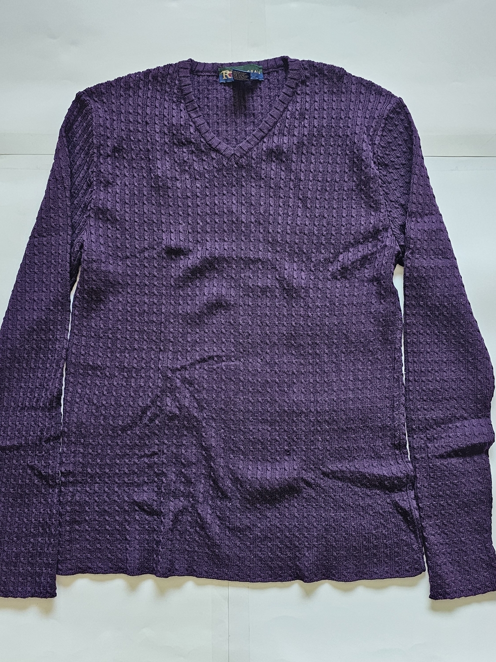 R&R Casuals 100% Wool Women's Sweater Made In Italy Medium